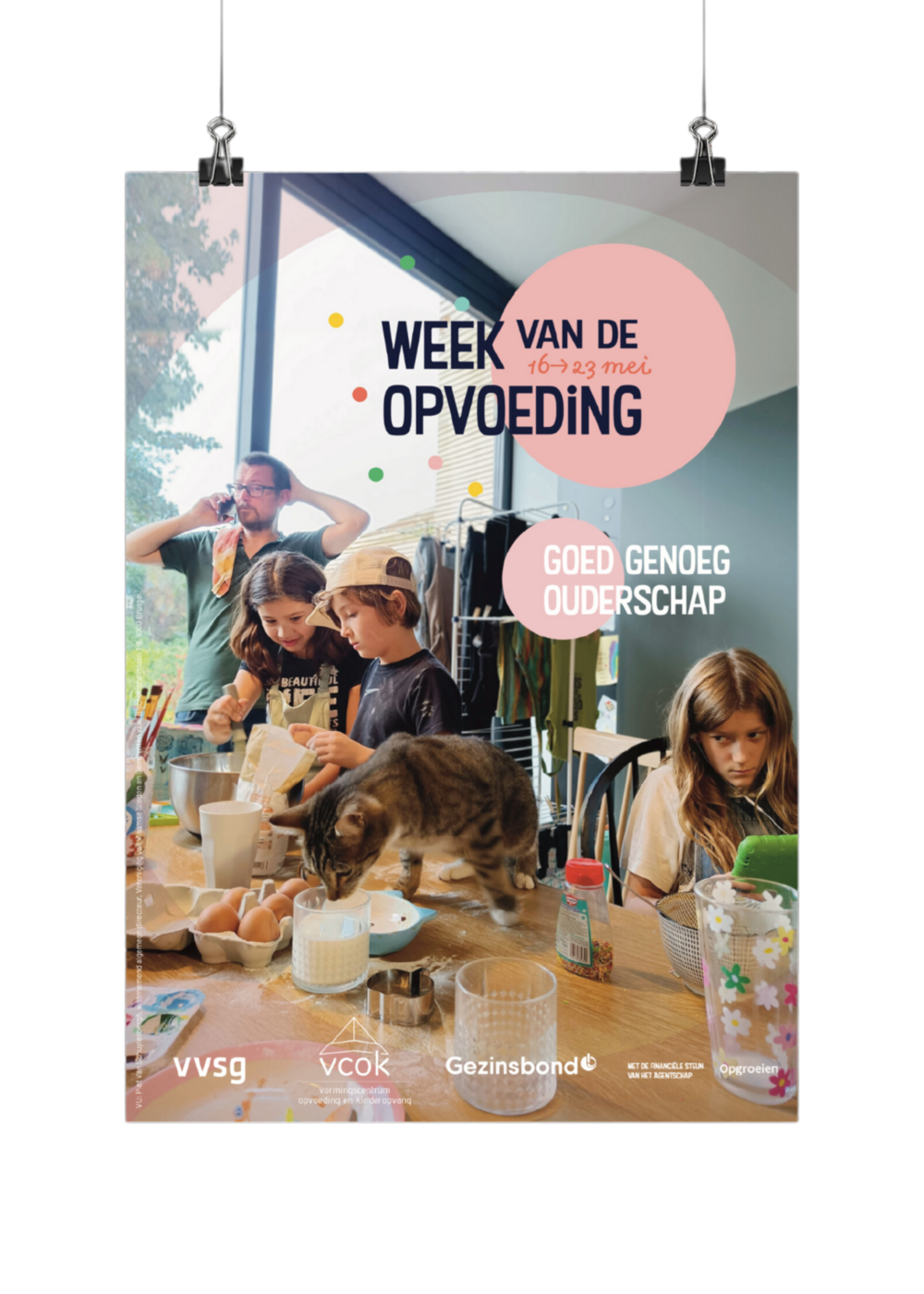 Affiche van Week van de Opvoeding