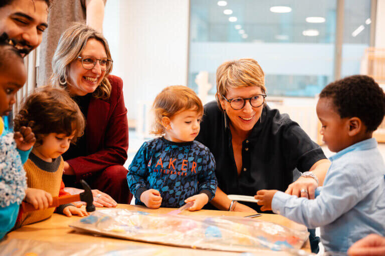 Minister Gennez op bezoek bij Orion