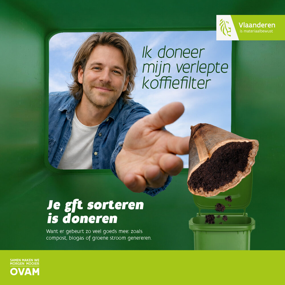 OVAM GFT sorteren is doneren