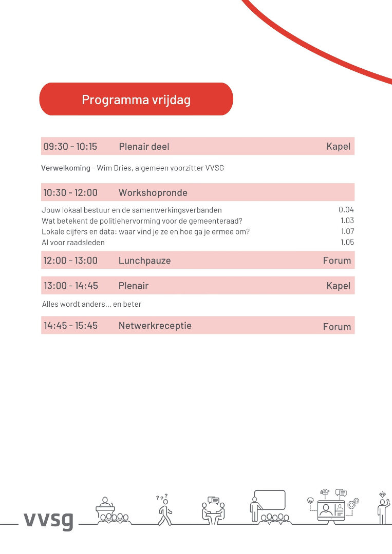 programma vrijdag