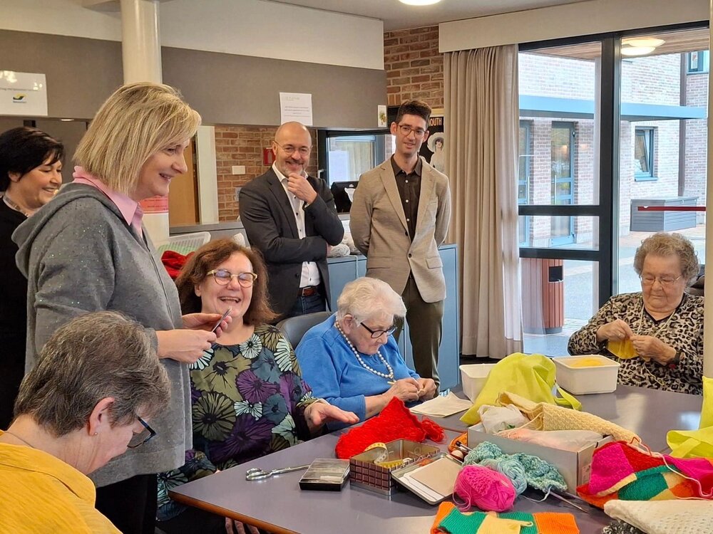 Minister op bezoek Zorg Izegem