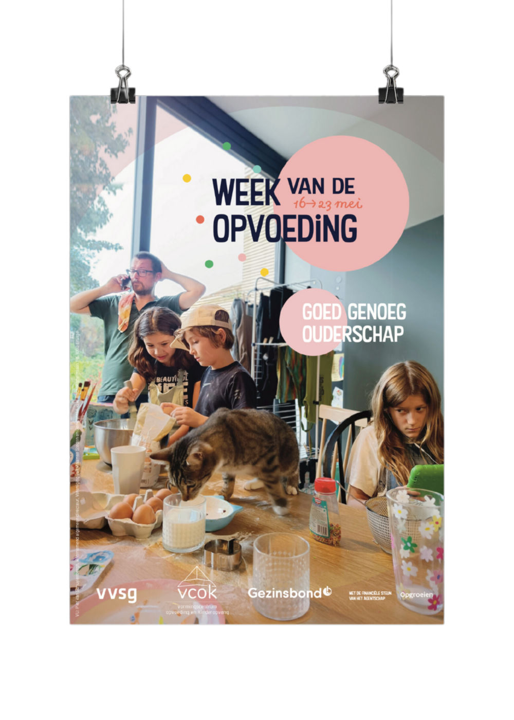 Affiche van Week van de Opvoeding