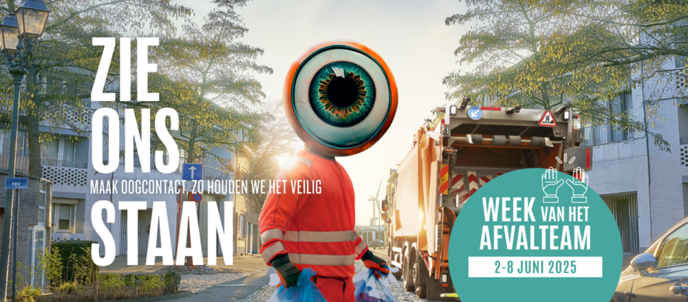 Campagnebeeld Week van het Afvalteam 2025 Zie ons staan