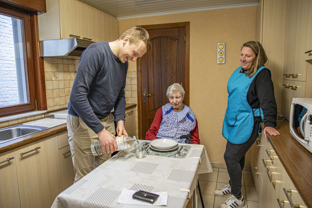 Jellis Bollens een dagje in de thuiszorg