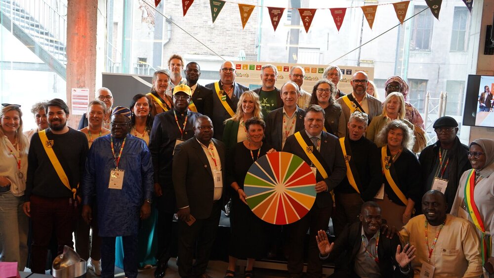 Internationaal gezelschap op SDG conferentie