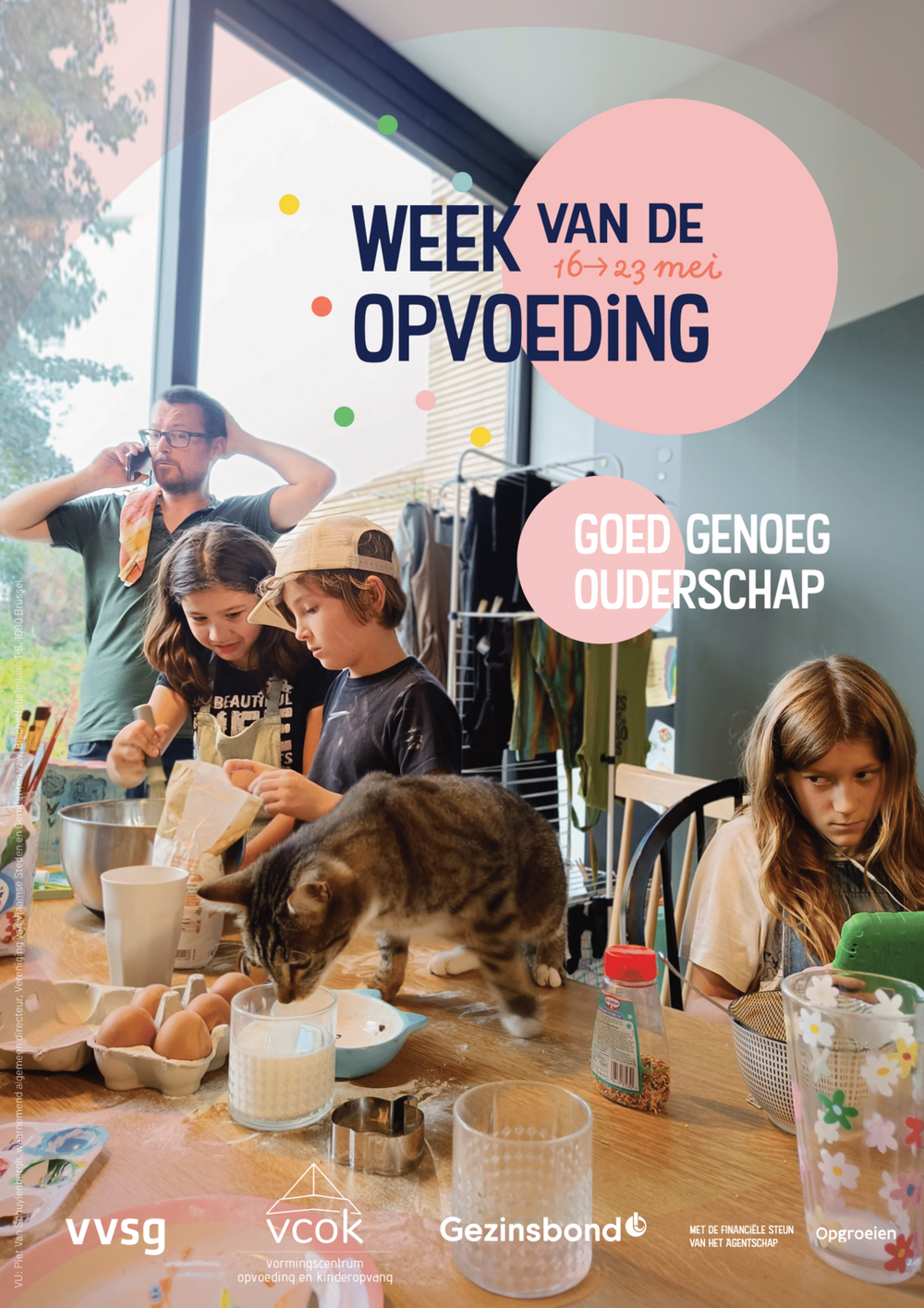 Campagnebeeld Week van de opvoeding 2025 - goed genoeg ouderschap