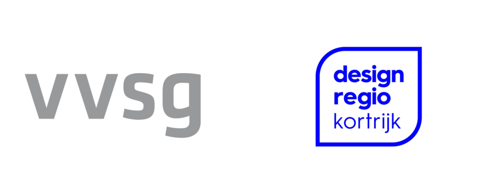 Logo Designregio Kortrijk en VVSG