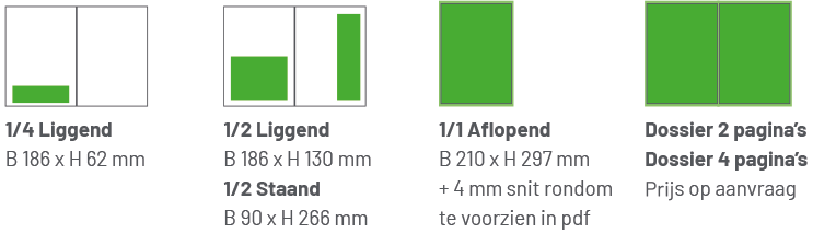 Formaten in magazine Lokaal
