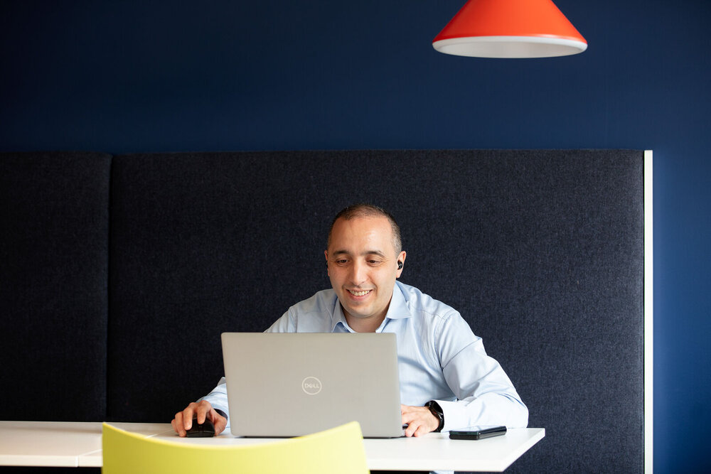Afbeelding van de frontdesk Huis Madou. 