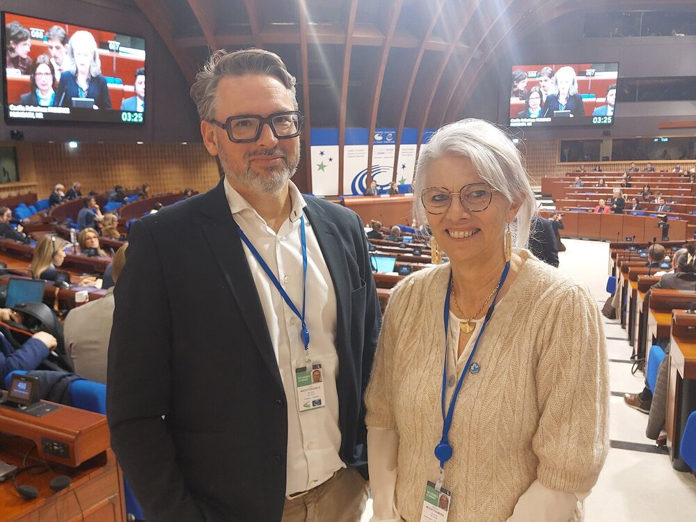 Marlene Moorthamers, schepen in Sint-Gillis-Waas, en Joris Nachtergaele, burgemeester van Maarkedal