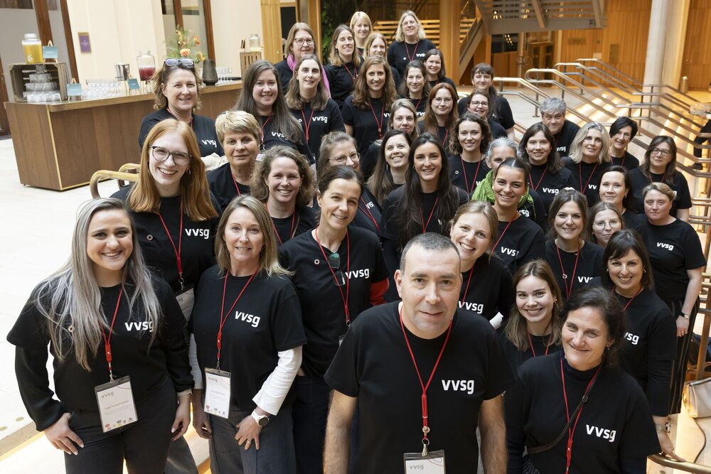Foto van de medewerkers van het team opgroeien en ontwikkelen