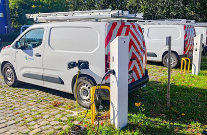 laadpalen dienstvoertuigen