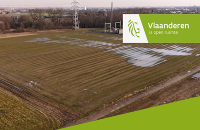 foto van de te bebossen gronden op publicatie Vlaamse overheid