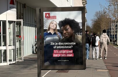 Campagnebeeld Stop Discriminatie