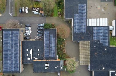 PV op daken provinciale hogeschool