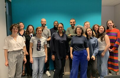 Groepsfoto van medewerkers Vlaamse steden