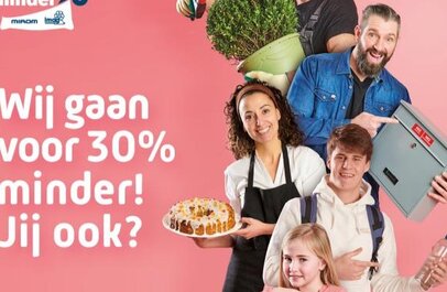 affiche 30% minder restafval
