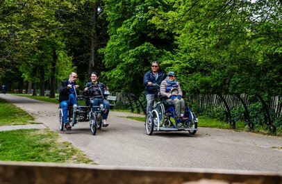 Begeleide fietsers