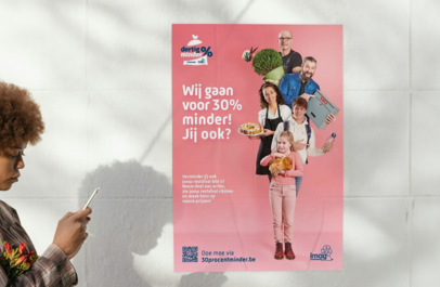 Affiche op straat: 30 procent minder campagne