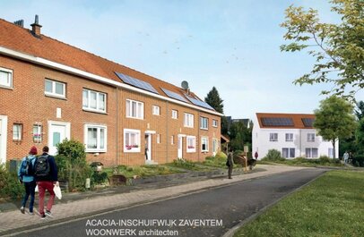 simulatiebeeld van de toekomstige situatie