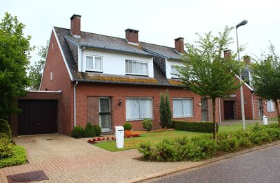De afbeelding toont een huis uit de woonwijk Gansbeek. De Gevel.