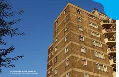 foto appartementsblok kikvorsperspectief