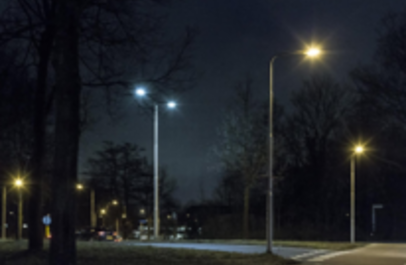 straatverlichting nacht