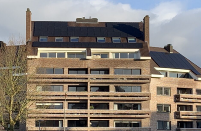 foto van de gerealiseerde installatie