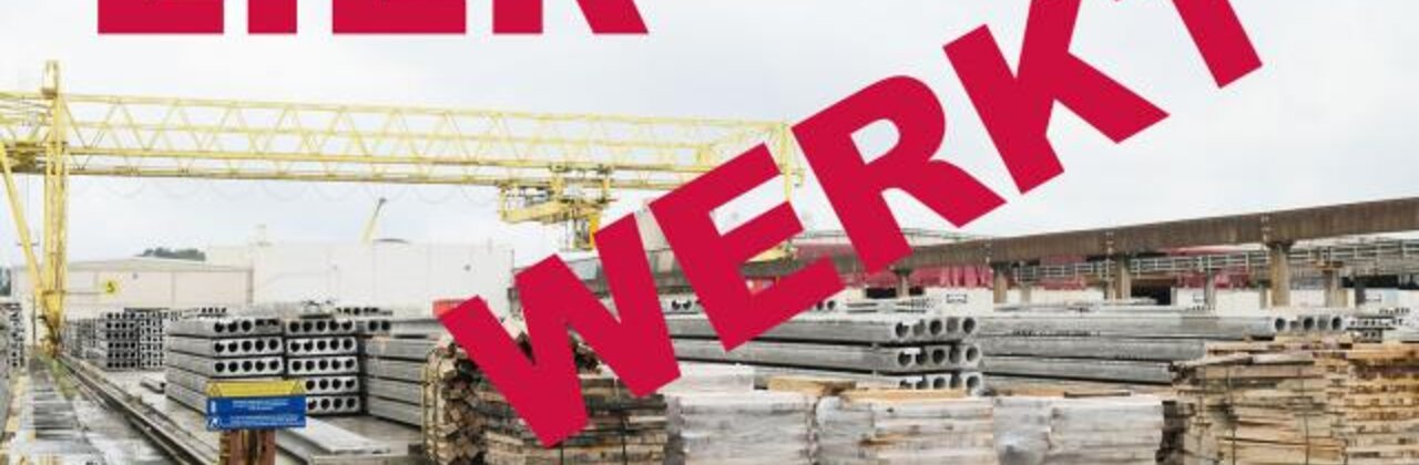 Foto met slogan Lier werkt