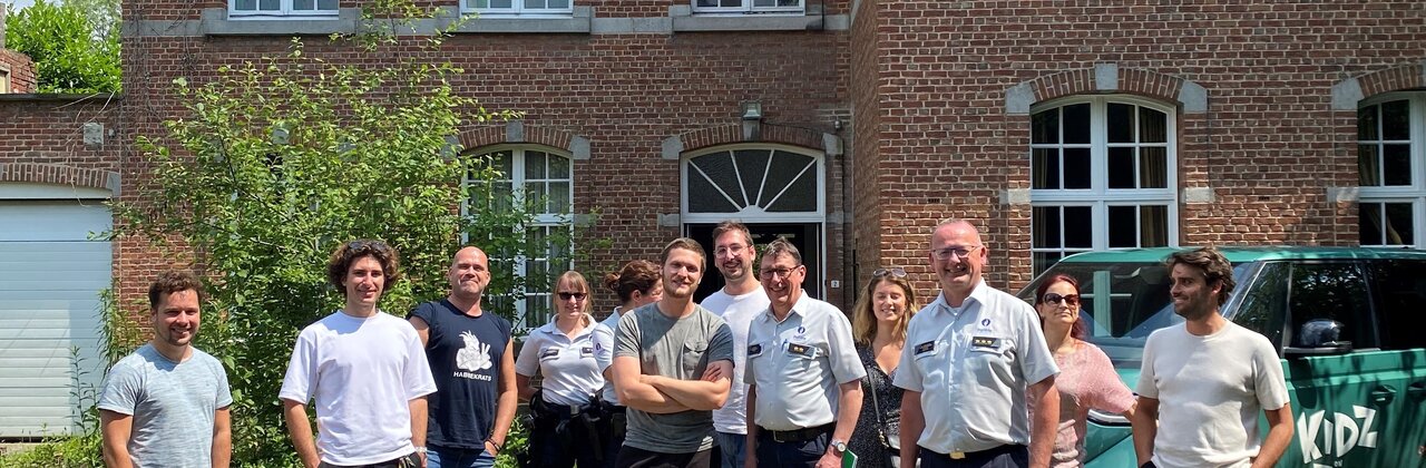 Groepsfoto in Ninove