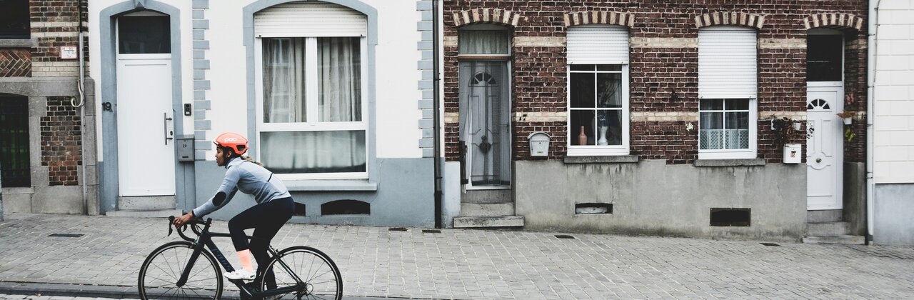 Fietser in Geraardsbergen