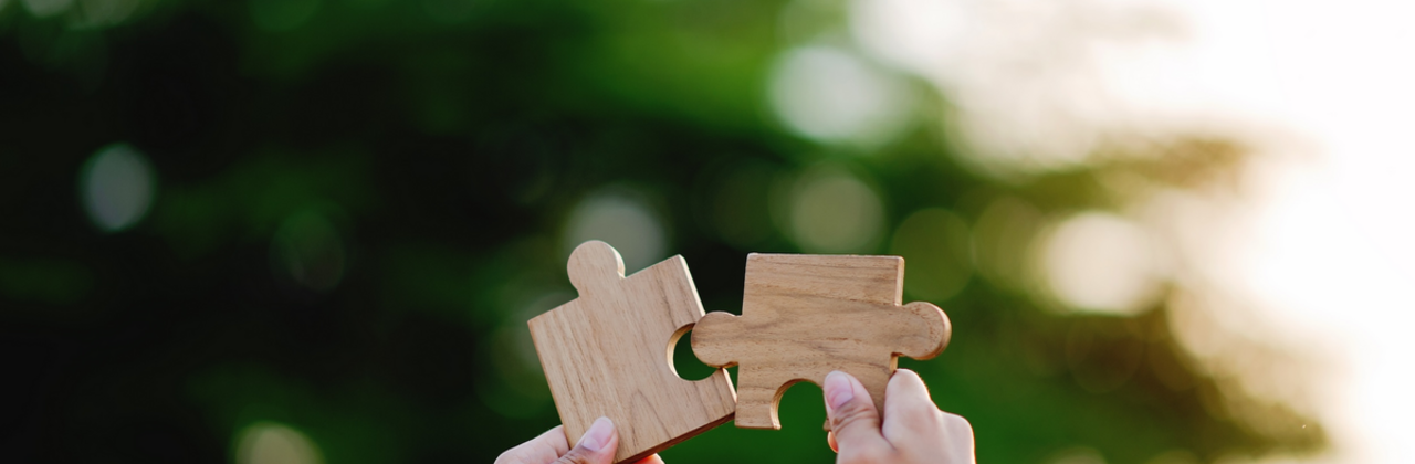 Twee puzzelstukken