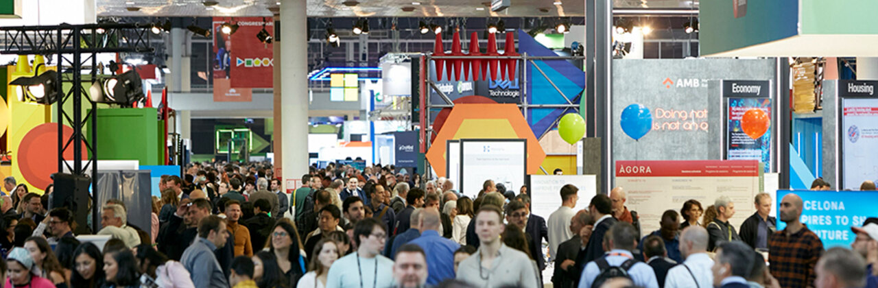 Drukte op de Smart City Expo