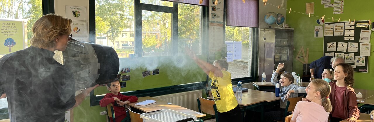 Stemproject in klas lagere school