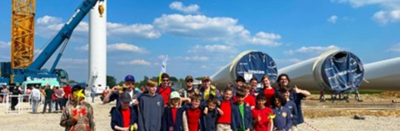 open werf dag windturbine Schendelbeke