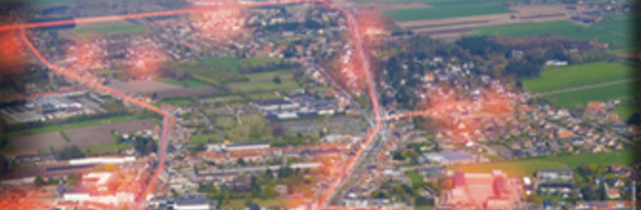 satellietbeeld warmtenet Eeklo