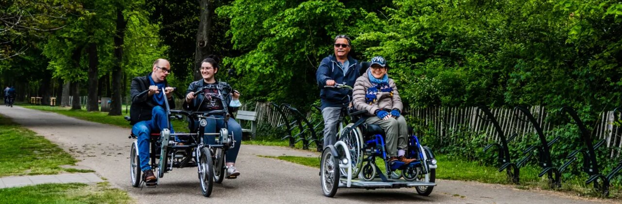 Begeleide fietsers