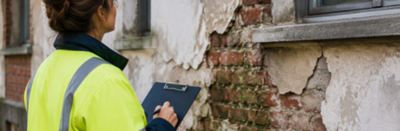 persoon doet nazicht woning