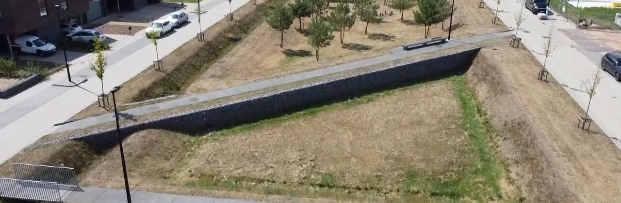 Luchtfoto verkaveling Molenakkers Retie
