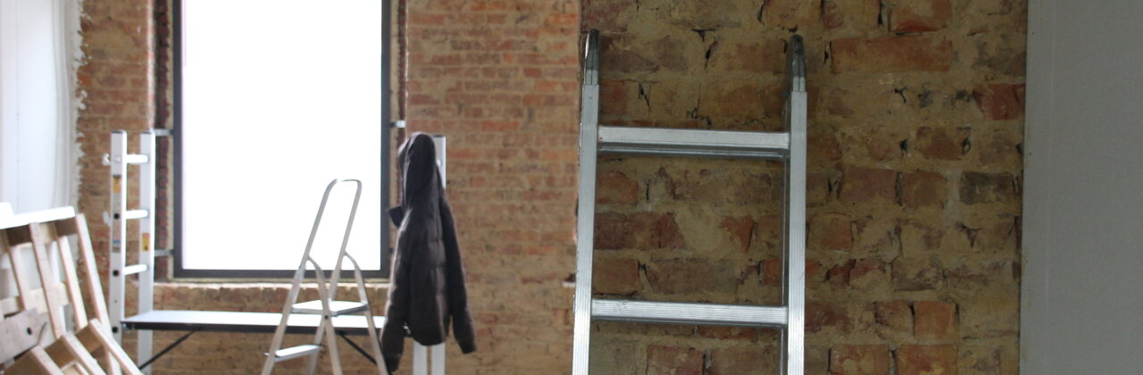 Renovatie in een huis.