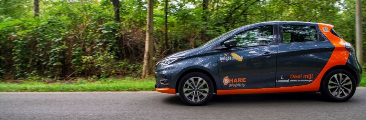 foto van elektrische deelwagen