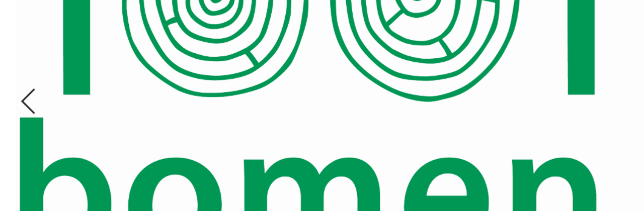 Logo '1001 bomen'