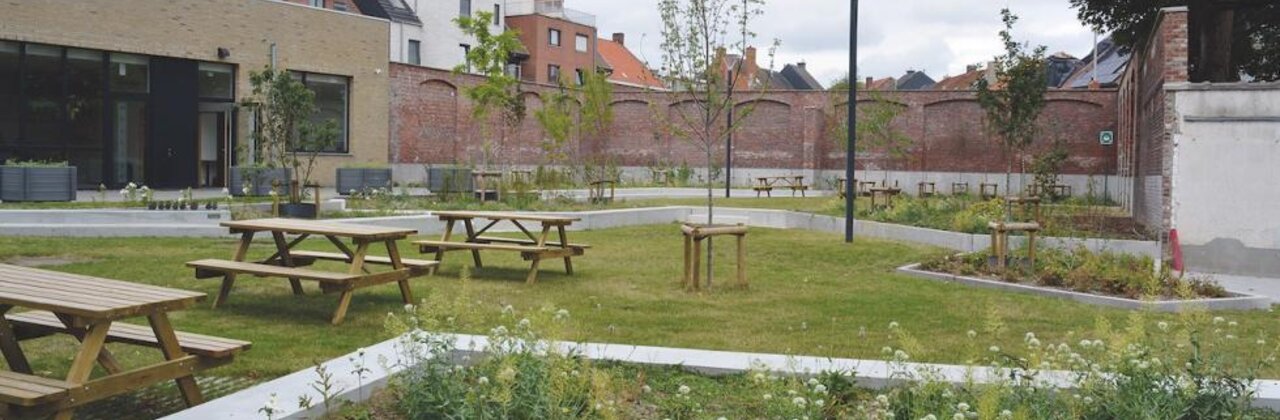 Afbeelding van de binnentuin