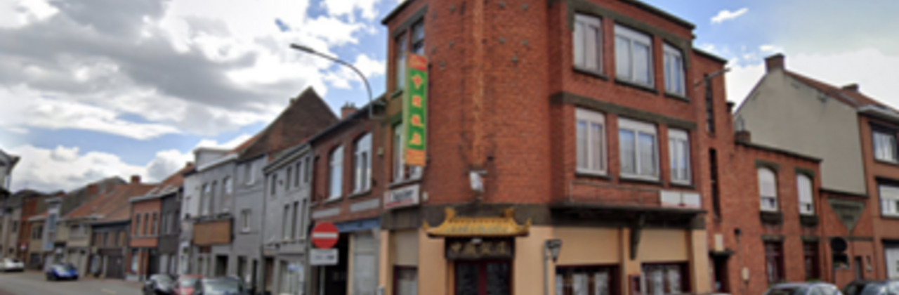 foto van de af te breken woningen