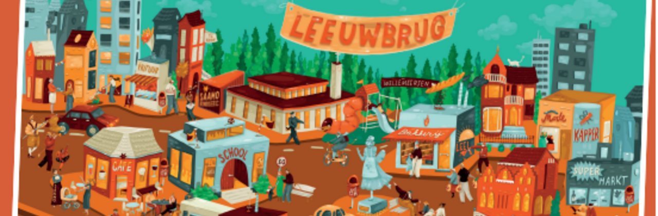 affiche 'Leeuwbrug beweegt!'