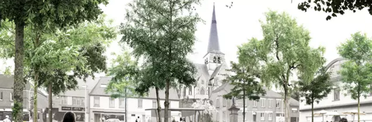 ontwerpbeeld van de aanleg