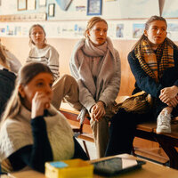groep kinderen en jongeren