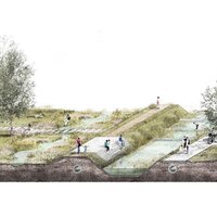 simulatiebeeld van toekomstige vallei