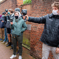 Jeugd gebruikt de thermoscan
