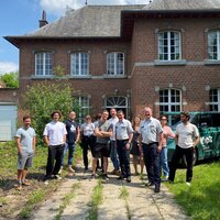 Groepsfoto in Ninove
